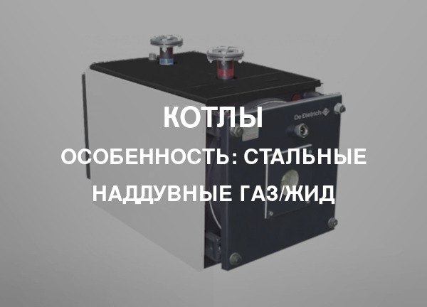 Особенность: Стальные наддувные газ/жид